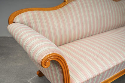 Biedermeier Stil Sofa in Birke - 1.Hälfte des 20.Jahrhunderts
