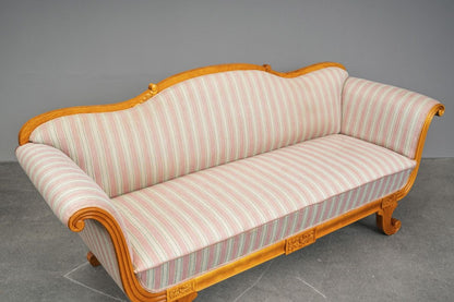 Biedermeier Stil Sofa in Birke - 1.Hälfte des 20.Jahrhunderts