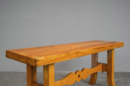 Biedermeier Stil Sitzbank in Buche - 1.Hälfte des 20.Jahrhunderts
