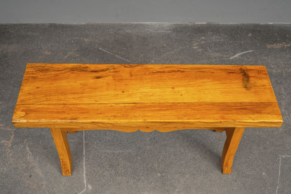 Biedermeier Stil Sitzbank in Buche - 1.Hälfte des 20.Jahrhunderts