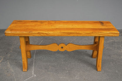 Biedermeier Stil Sitzbank in Buche - 1.Hälfte des 20.Jahrhunderts