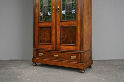 Gründerzeit / Jugendstil Bücherschrank in Eiche - um 1900