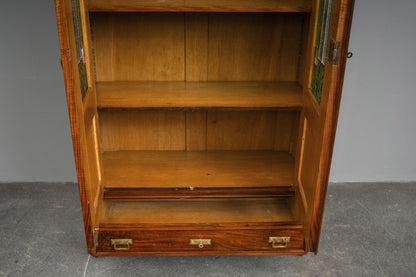 Gründerzeit / Jugendstil Bücherschrank in Eiche - um 1900