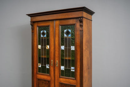 Gründerzeit / Jugendstil Bücherschrank in Eiche - um 1900