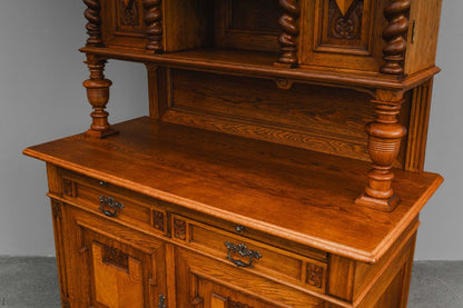 Gründerzeit Buffetschrank in Eiche - Ende des 19.Jahrhunderts