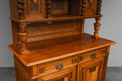Gründerzeit Buffetschrank in Eiche - Ende des 19.Jahrhunderts