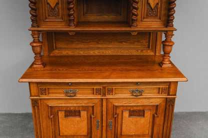 Gründerzeit Buffetschrank in Eiche - Ende des 19.Jahrhunderts