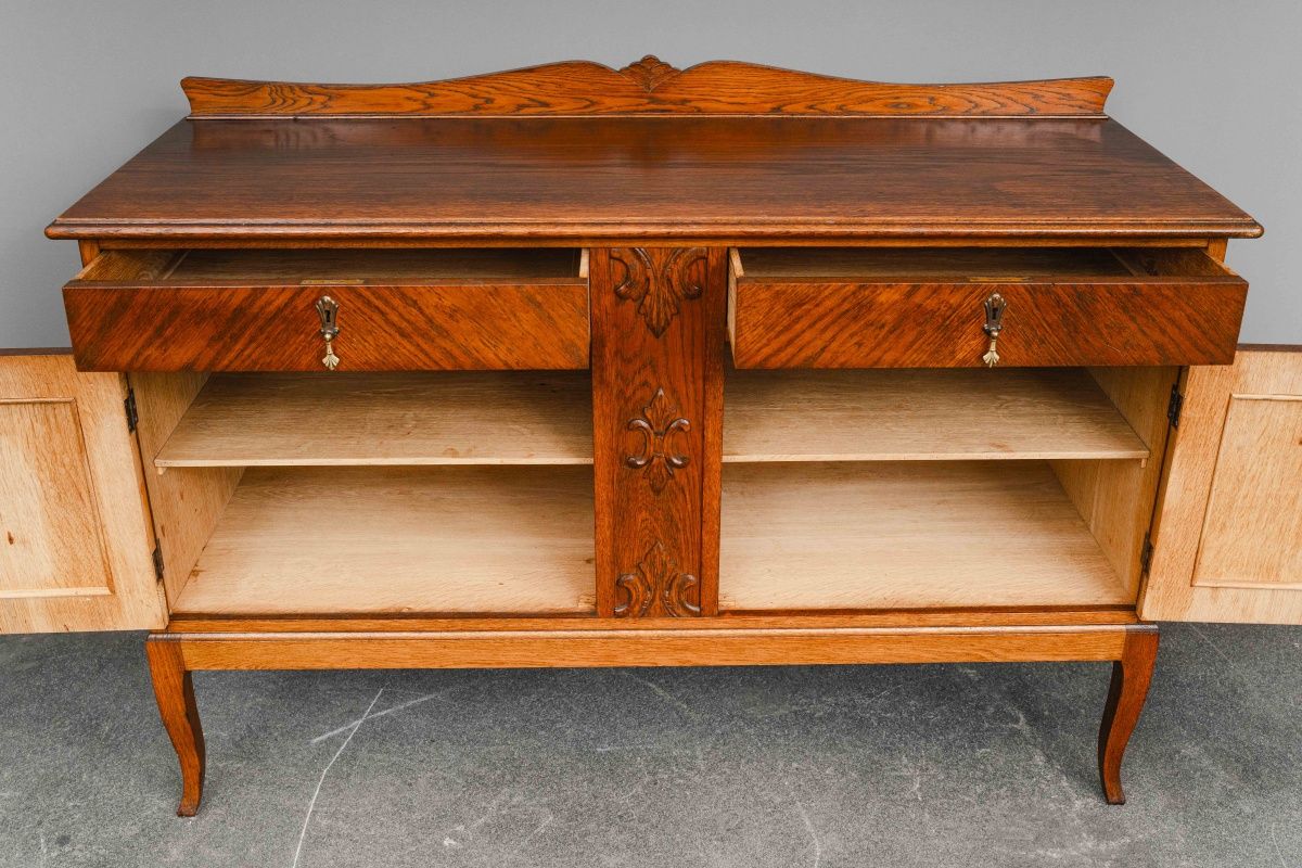 Jugendstil Anrichte / Sideboard in Eiche - Anfang des 20.Jahrhunderts