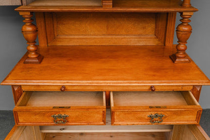 Gründerzeit Buffetschrank in Eiche - 2.Hälfte des 19.Jahrhunderts