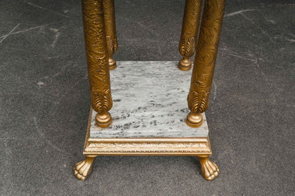 Blumensäule / Podest im Antik Stil mit Marmor - 2.Hälfte des 20.Jahrhunderts