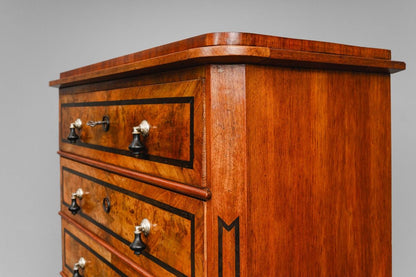 Chiffoniere im Biedermeier Stil in Nussbaum - Mitte des 19.Jahrhunderts