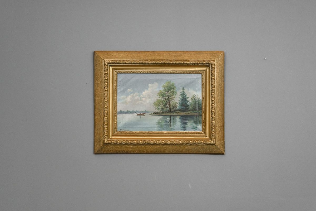 Ölgemälde mit Landschaftsdarstellung - 1.Hälfte des 20.Jahrhunderts