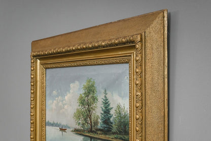 Ölgemälde mit Landschaftsdarstellung - 1.Hälfte des 20.Jahrhunderts