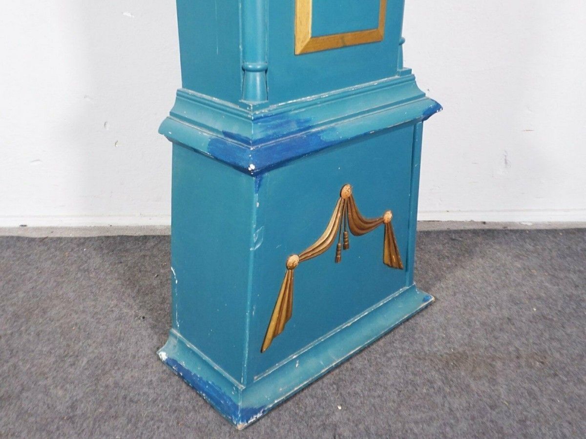 Standuhr Clock Dänemark Uhr Pendel Glocke Alt Antik