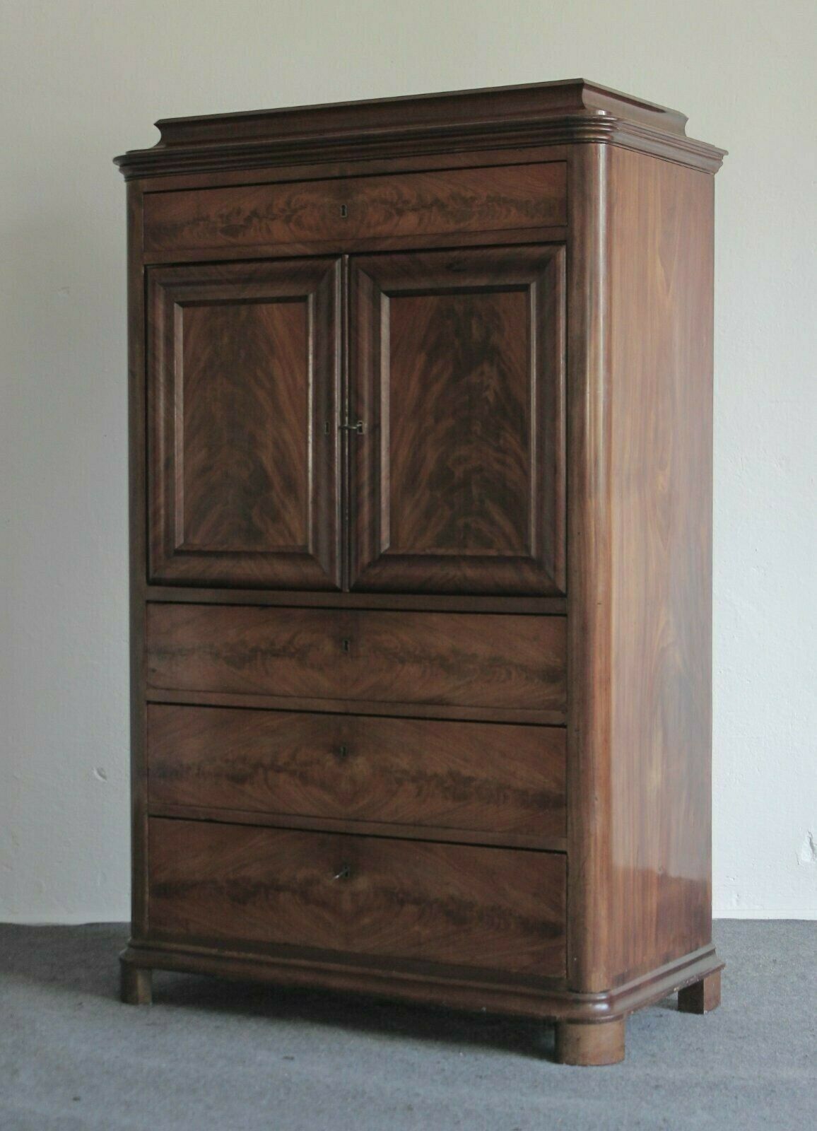 Silberschrank Weinschrank Schrank Regal Anrichte Antik 208