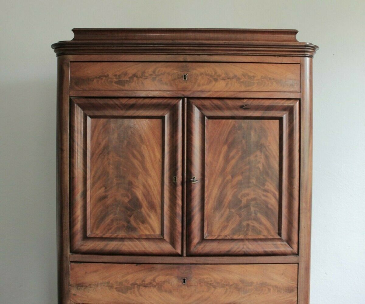 Silberschrank Weinschrank Schrank Regal Anrichte Antik 208