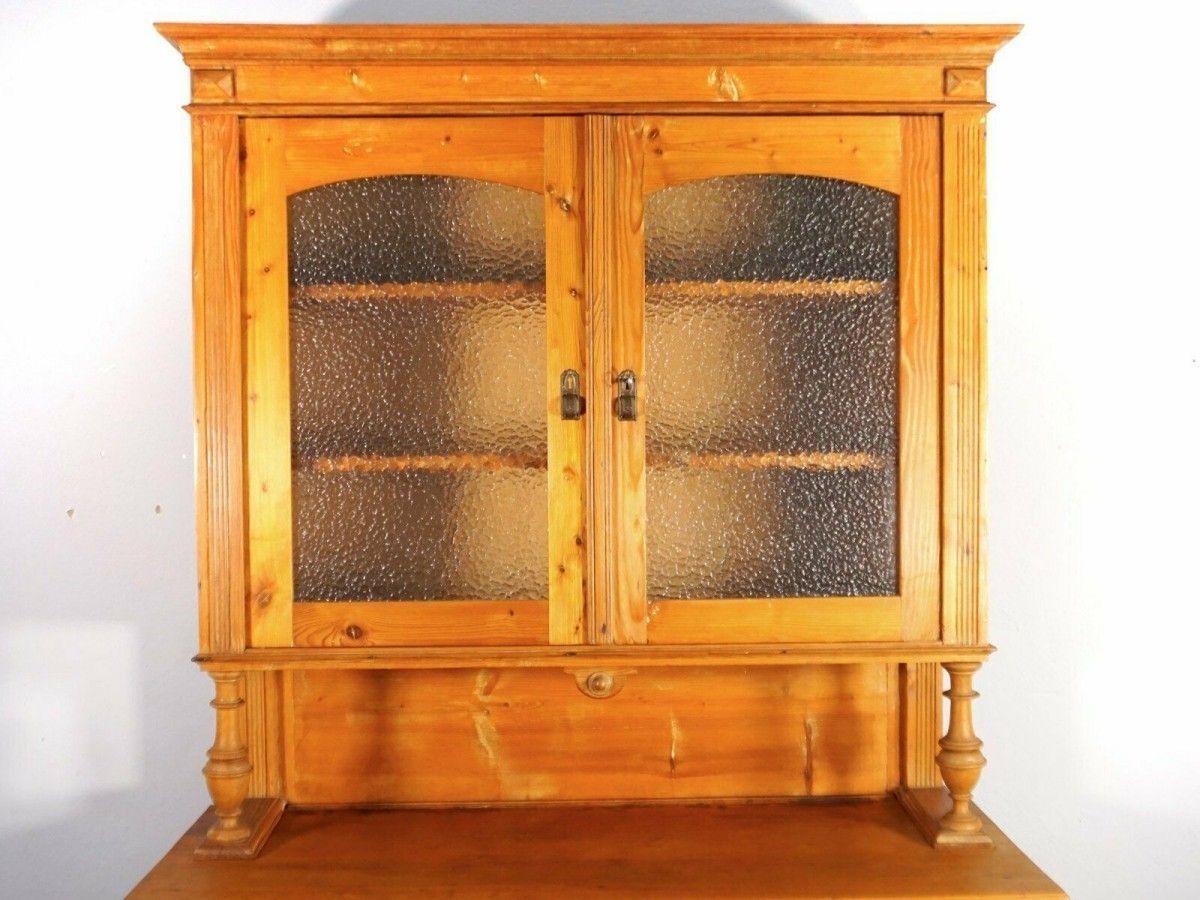 Buffet Gründerzeit Küche Schrank Weichholz Alt Antik