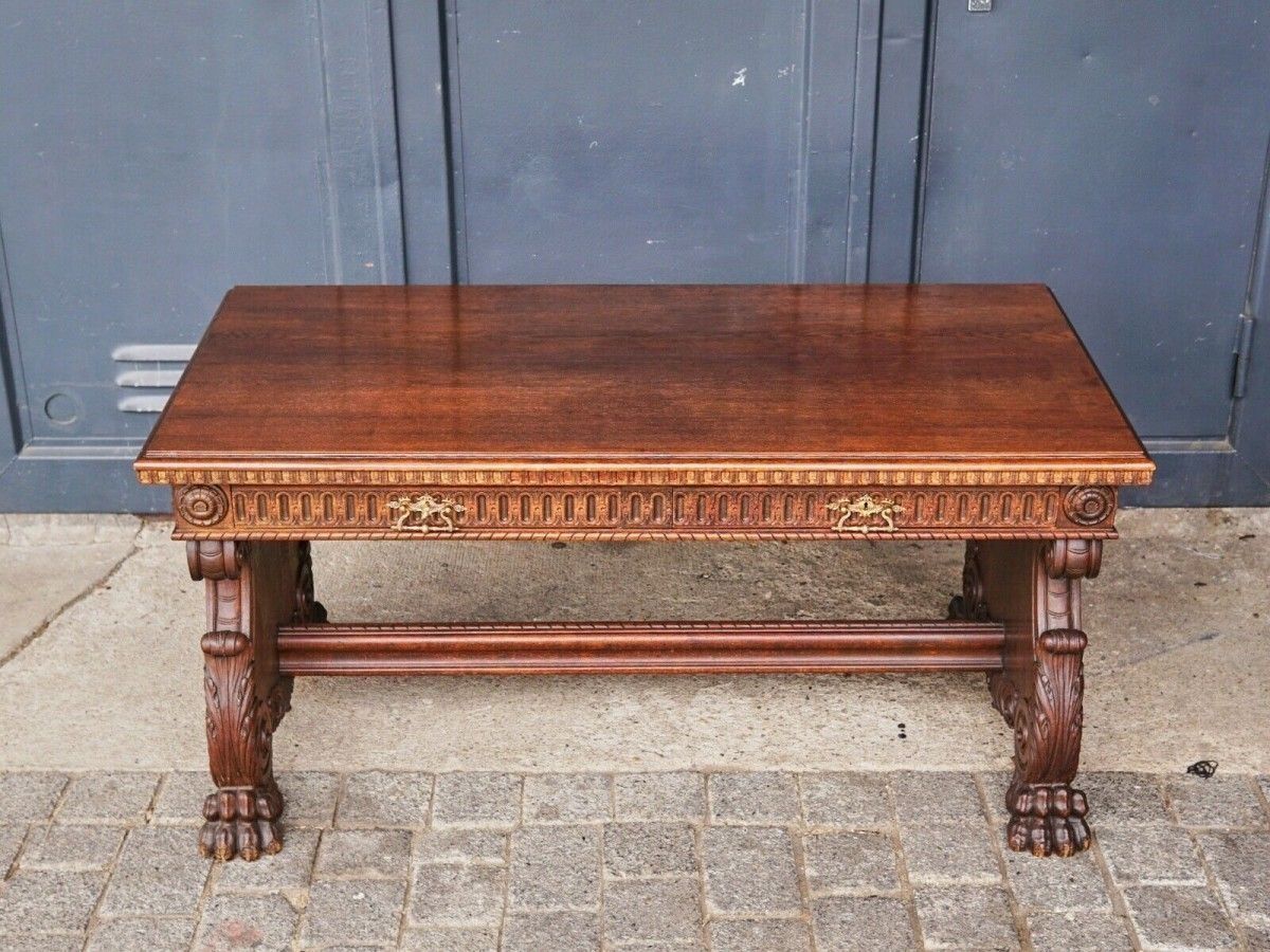 Schreibtisch Wangenschreibtisch  Desk Sekretär Büro Tisch 2104_1402