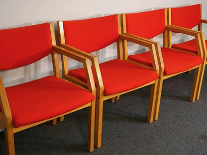 4er Set Armlehnenstühle 70er Midcentury Sessel Stuhl Alt Vintage