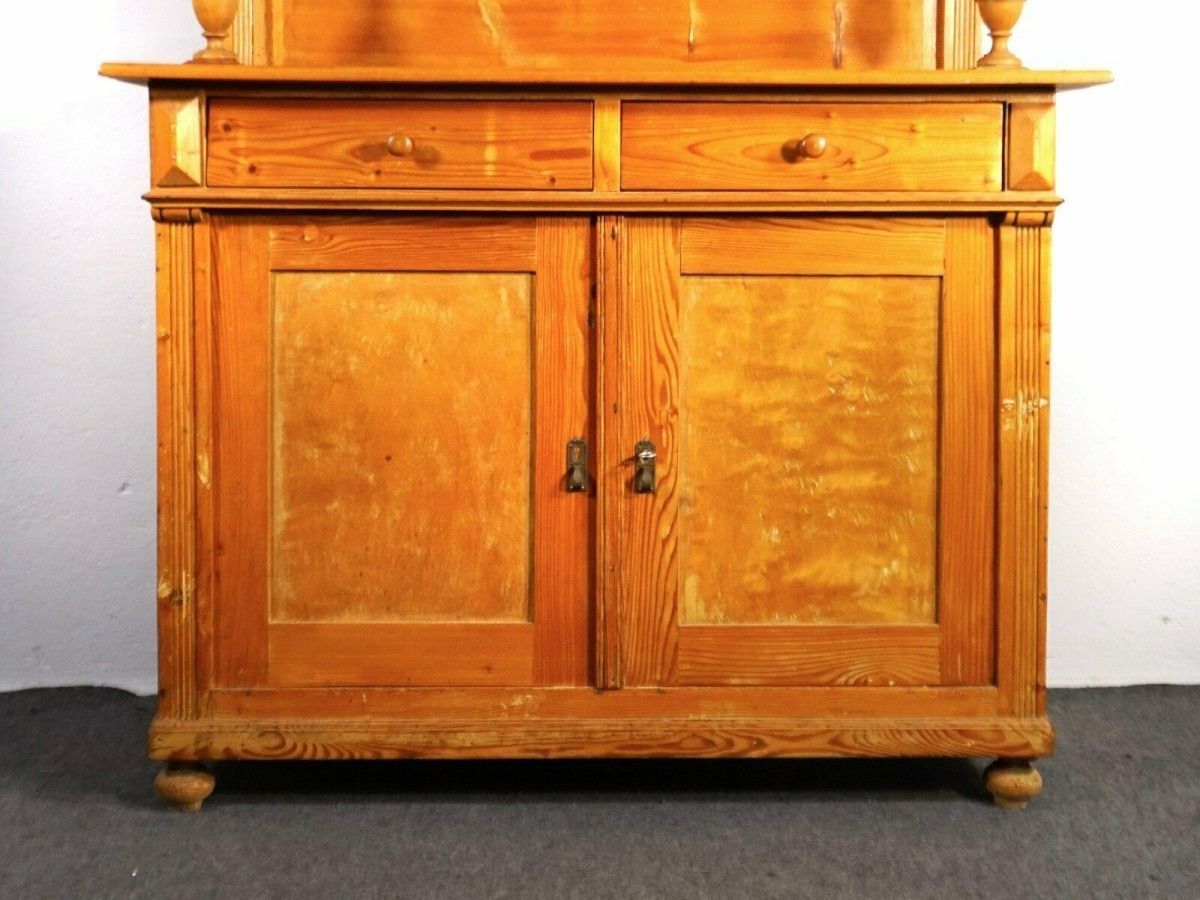 Buffet Gründerzeit Küche Schrank Weichholz Alt Antik