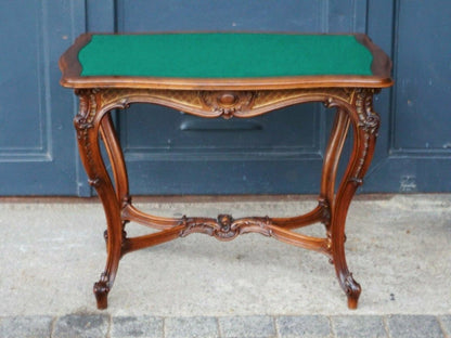 Tisch Wiener Barock Schreibtisch Nussbaum Alt Antik