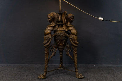 Antike Lampe Licht Leuche Empire Stehlampe Figur Antik 2302_1602