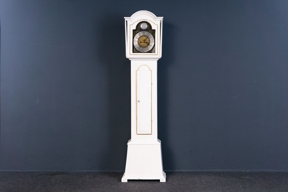 Standuhr Clock Zeit Time Wohnzimmer Uhr Kasten Antik Alt 2308_2401