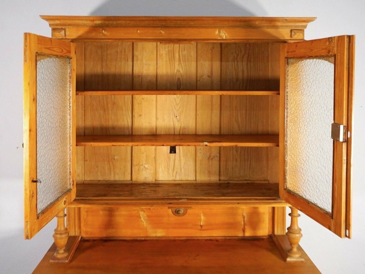Buffet Gründerzeit Küche Schrank Weichholz Alt Antik