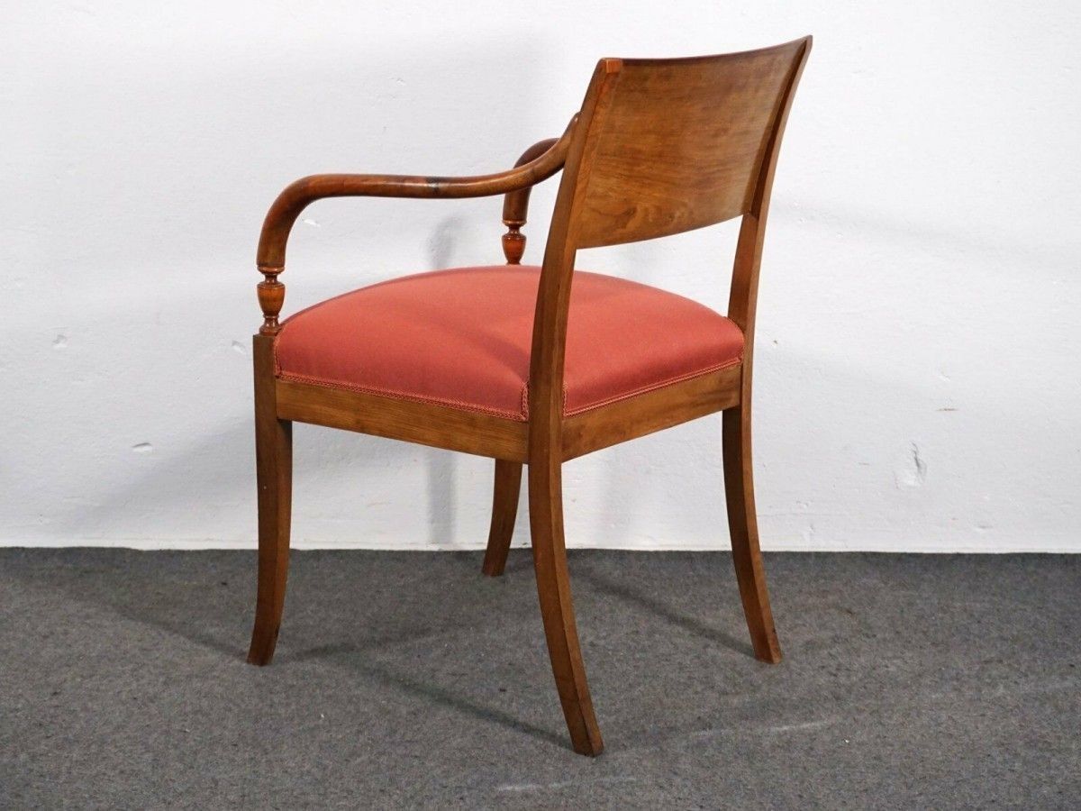 Armlehnsessel Empire Stuhl Polster Sofa Tisch Alt Antik