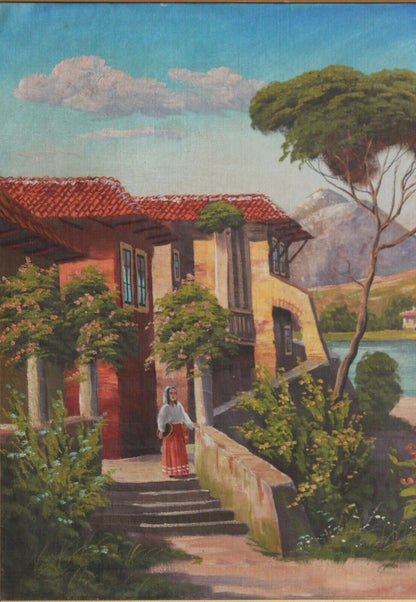Ölgemälde signiert: "Gabini", südländische Landschaft  2000_0018