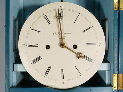 Standuhr Clock Dänemark Uhr Pendel Glocke Alt Antik