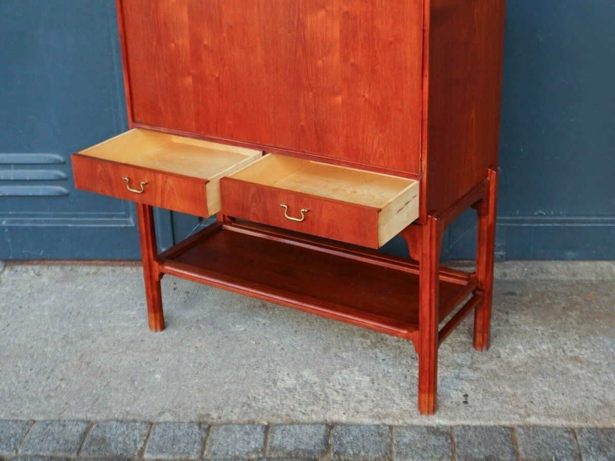 Sekretär Midcentury Anrichte Highboard Teak Alt Vintage 2103_0103