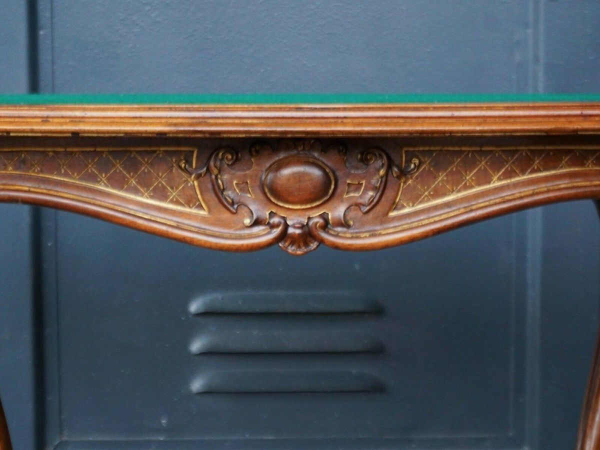 Tisch Wiener Barock Schreibtisch Nussbaum Alt Antik