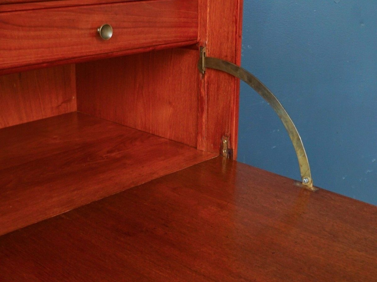 Sekretär Midcentury Anrichte Highboard Teak Alt Vintage 2103_0103