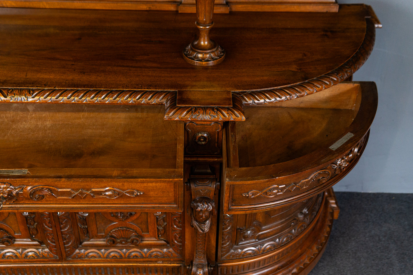 Antik Buffet Anrichte Schrank Regal Vintage Kommode MÖBLINGER 2501_1604