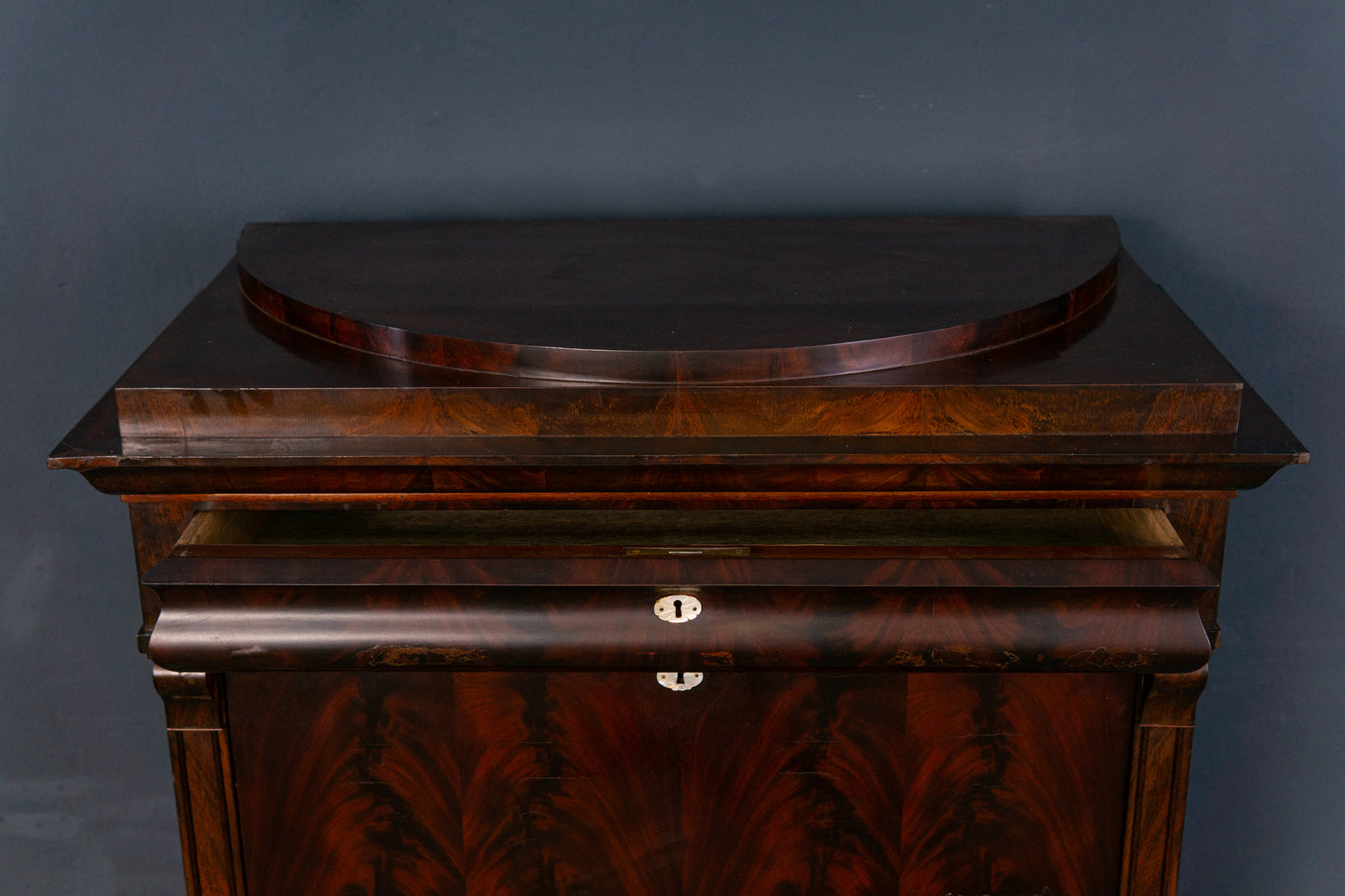 Sekretär Schreibtisch Desk Büro Tisch Schrank Kommode Alt Antik 2307_2702