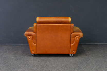 Sessel Leder Armchair Stuhl Lounge Loungechair Vintage 2204_2101_Sessel