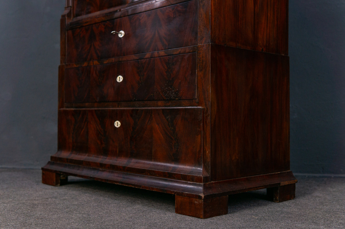 Sekretär Schreibtisch Desk Büro Tisch Schrank Kommode Alt Antik 2307_2702