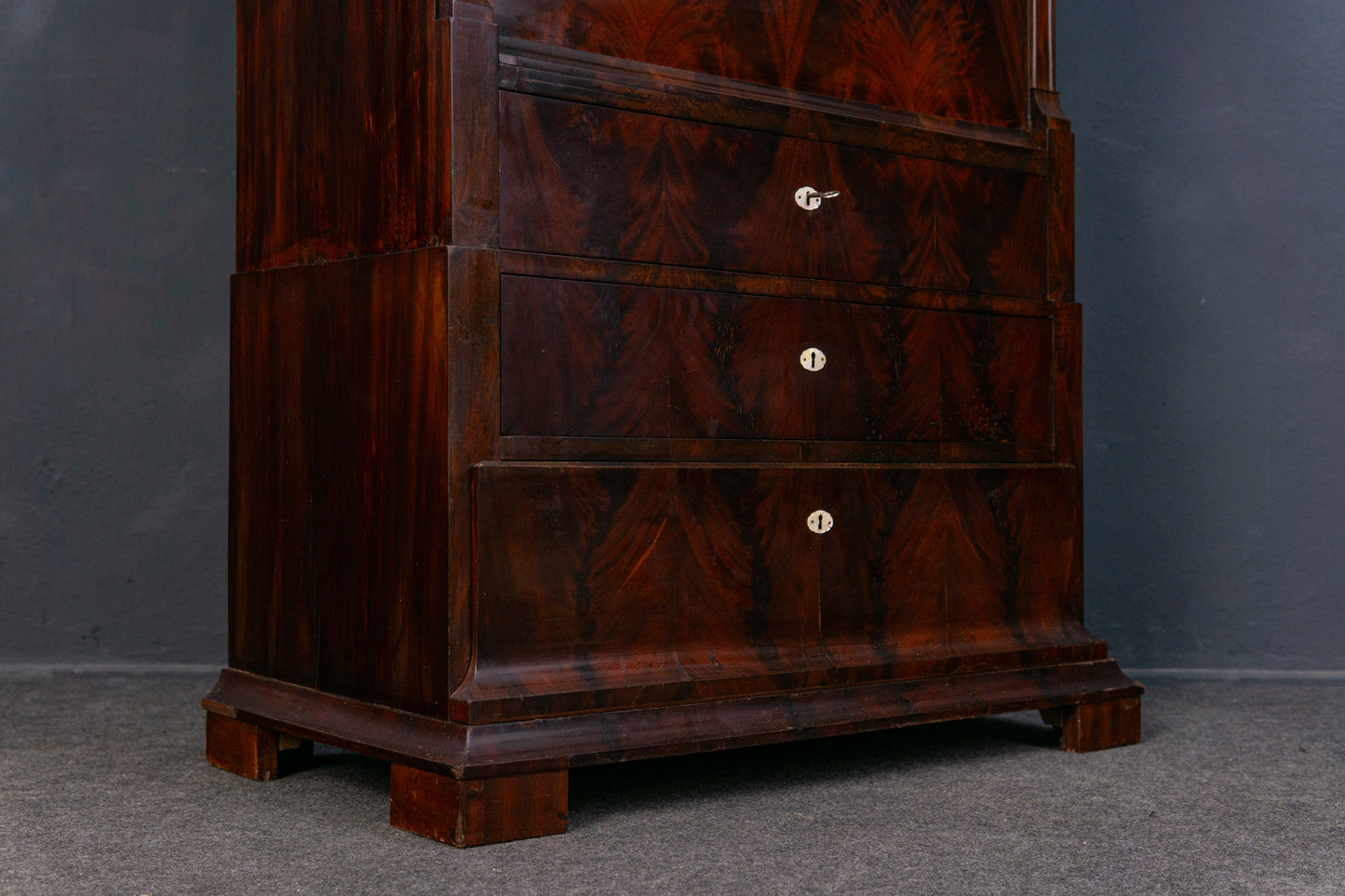 Sekretär Schreibtisch Desk Büro Tisch Schrank Kommode Alt Antik 2307_2702