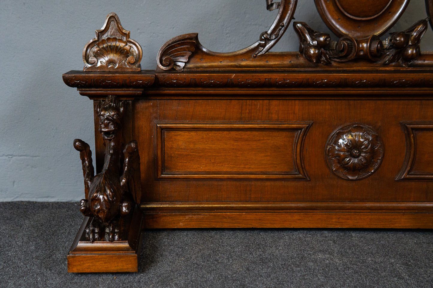 Antik Buffet Anrichte Schrank Regal Vintage Kommode MÖBLINGER 2501_1604