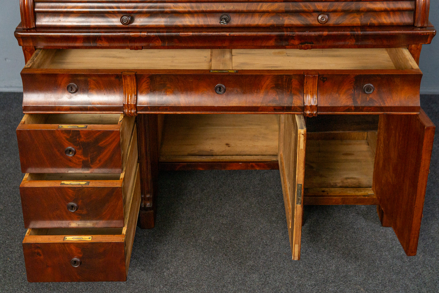Antik Sekretär Schreibtisch Vintage Schrank Kommode Alt MÖBLINGER 2501_2003