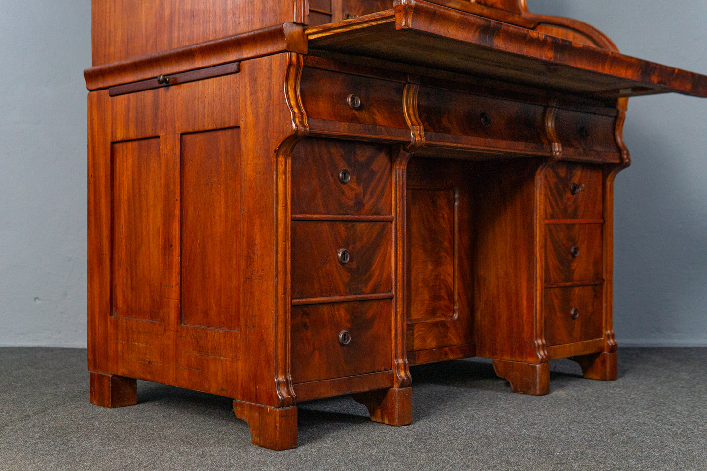 Antik Sekretär Schreibtisch Vintage Schrank Kommode Alt MÖBLINGER 2501_2003