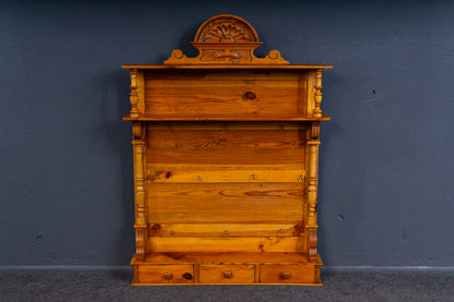 Vintage Wandregal Schrank Kommode Board Regal Alt Antik MÖBLINGER 2406_1601