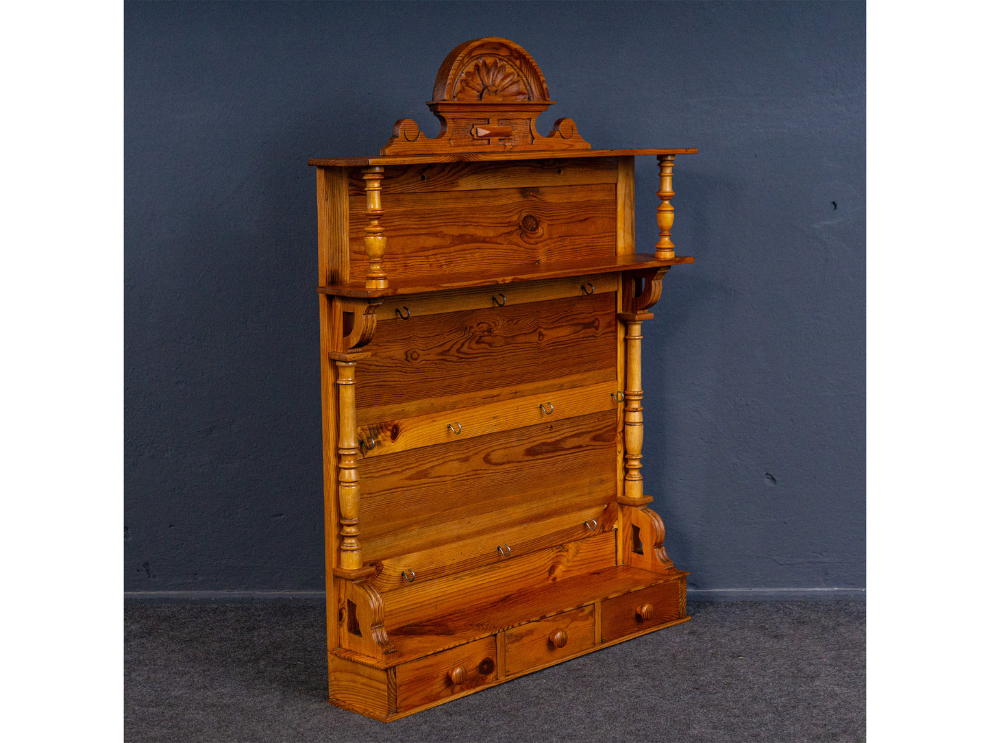 Vintage Wandregal Schrank Kommode Board Regal Alt Antik MÖBLINGER 2406_1601