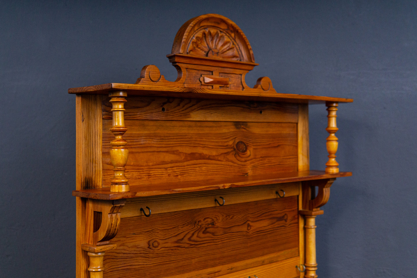 Vintage Wandregal Schrank Kommode Board Regal Alt Antik MÖBLINGER 2406_1601