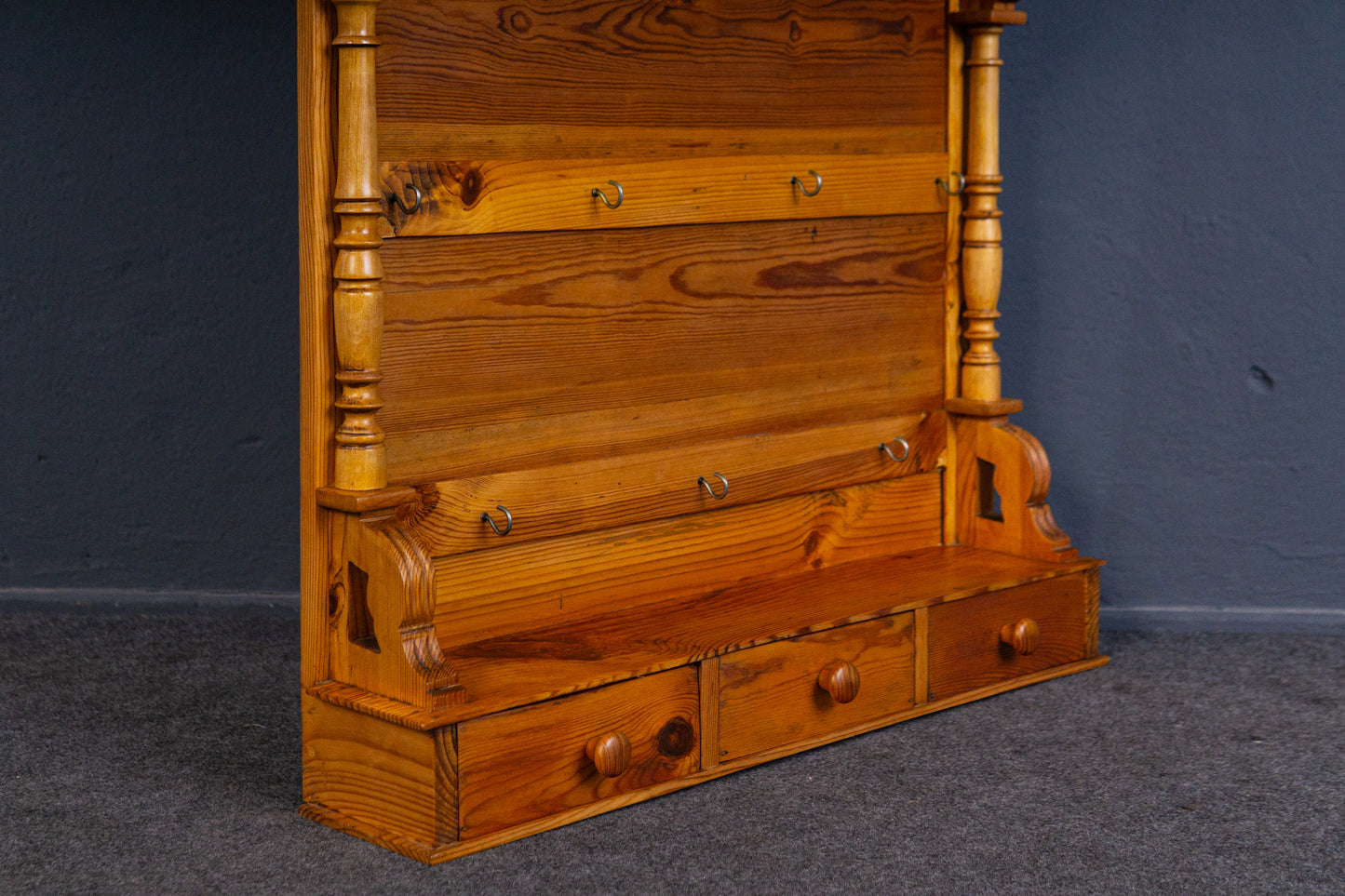Vintage Wandregal Schrank Kommode Board Regal Alt Antik MÖBLINGER 2406_1601