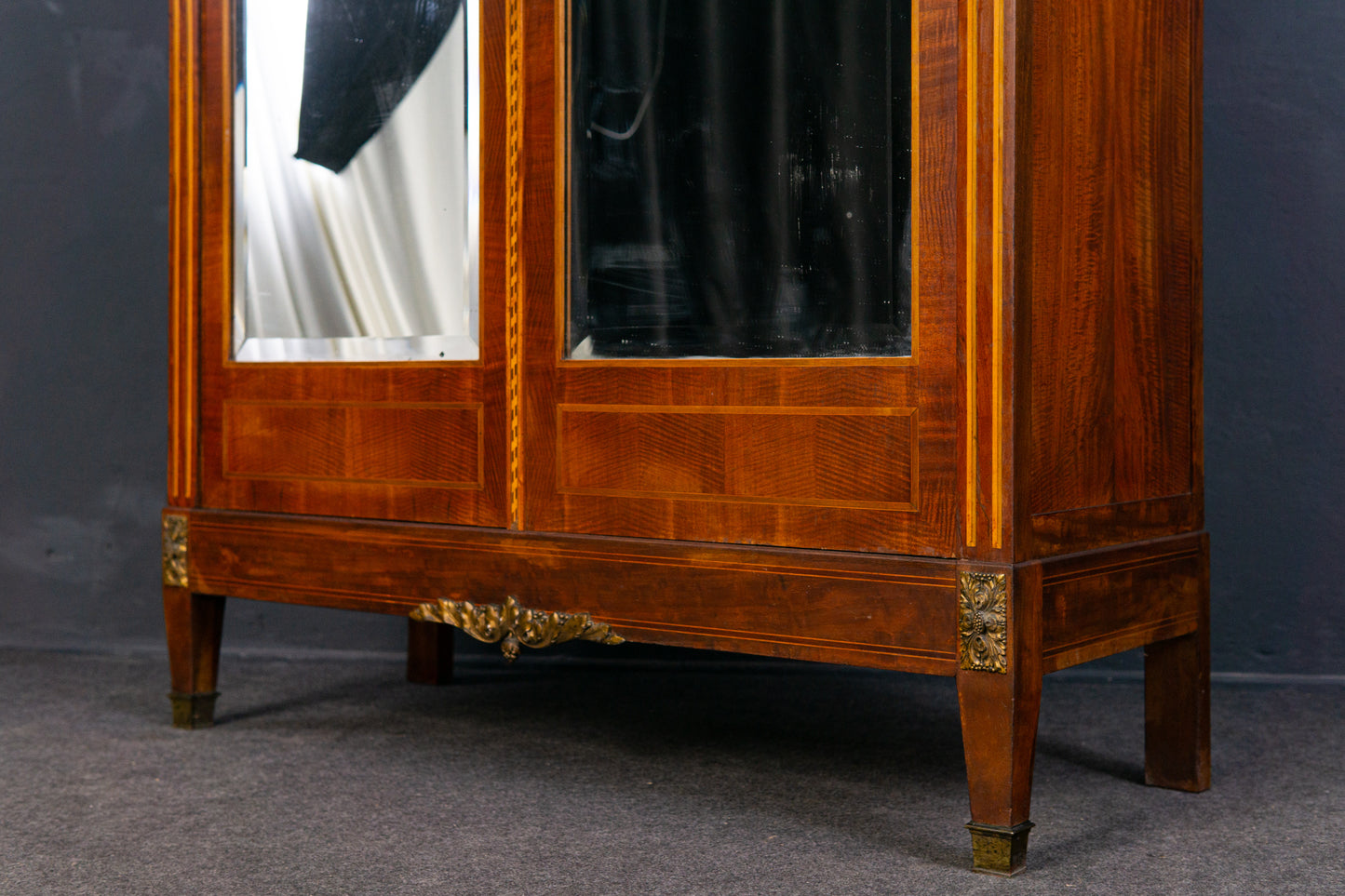 Wäsche Schrank Kommode Regal Kommode Garderobe Alt Antik 2308_0305
