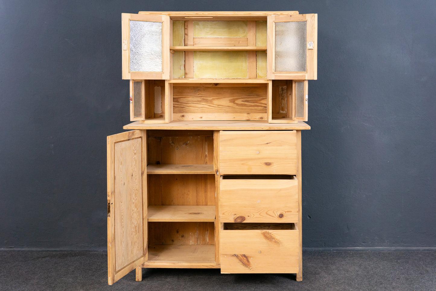 Küche Buffet Anrichte Kommode Regal Schrank Alt Antik 2308_0306