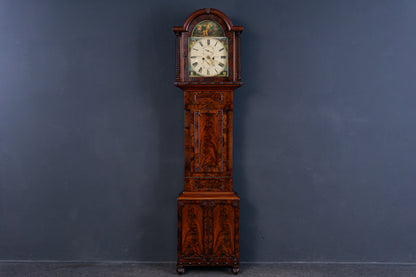 Antike Englische Standuhr Gong Clock Zeit Uhr Kasten Alt 2308_0701