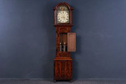 Antike Englische Standuhr Gong Clock Zeit Uhr Kasten Alt 2308_0701